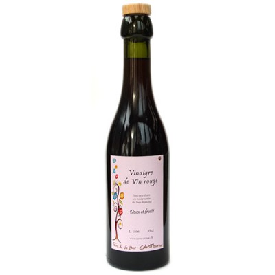 Vinaigre de vin rouge, doux et fruité du Chablais Vaudois 3 L